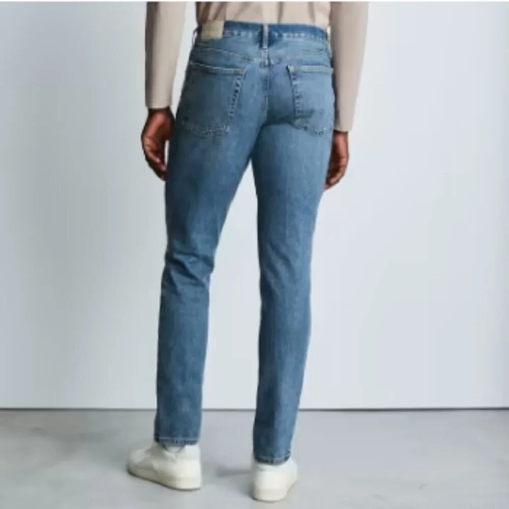 Everlane The Organic Cotton Slim Fit‎ Jean in Faded Sky Blue sz 30 x 28
